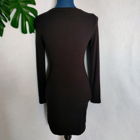 Guess Los Angeles Black Knit Bodycon Dress - Picture 7 of 7